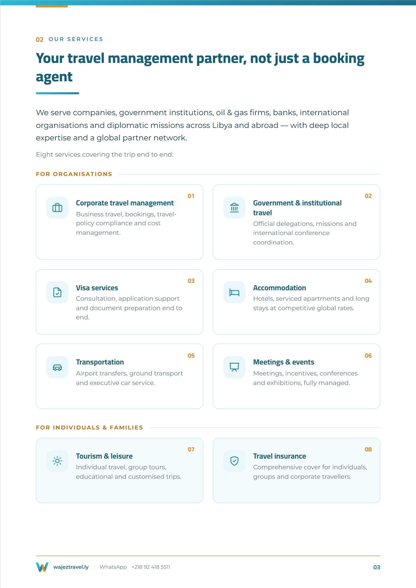 Wajez company profile — page 3