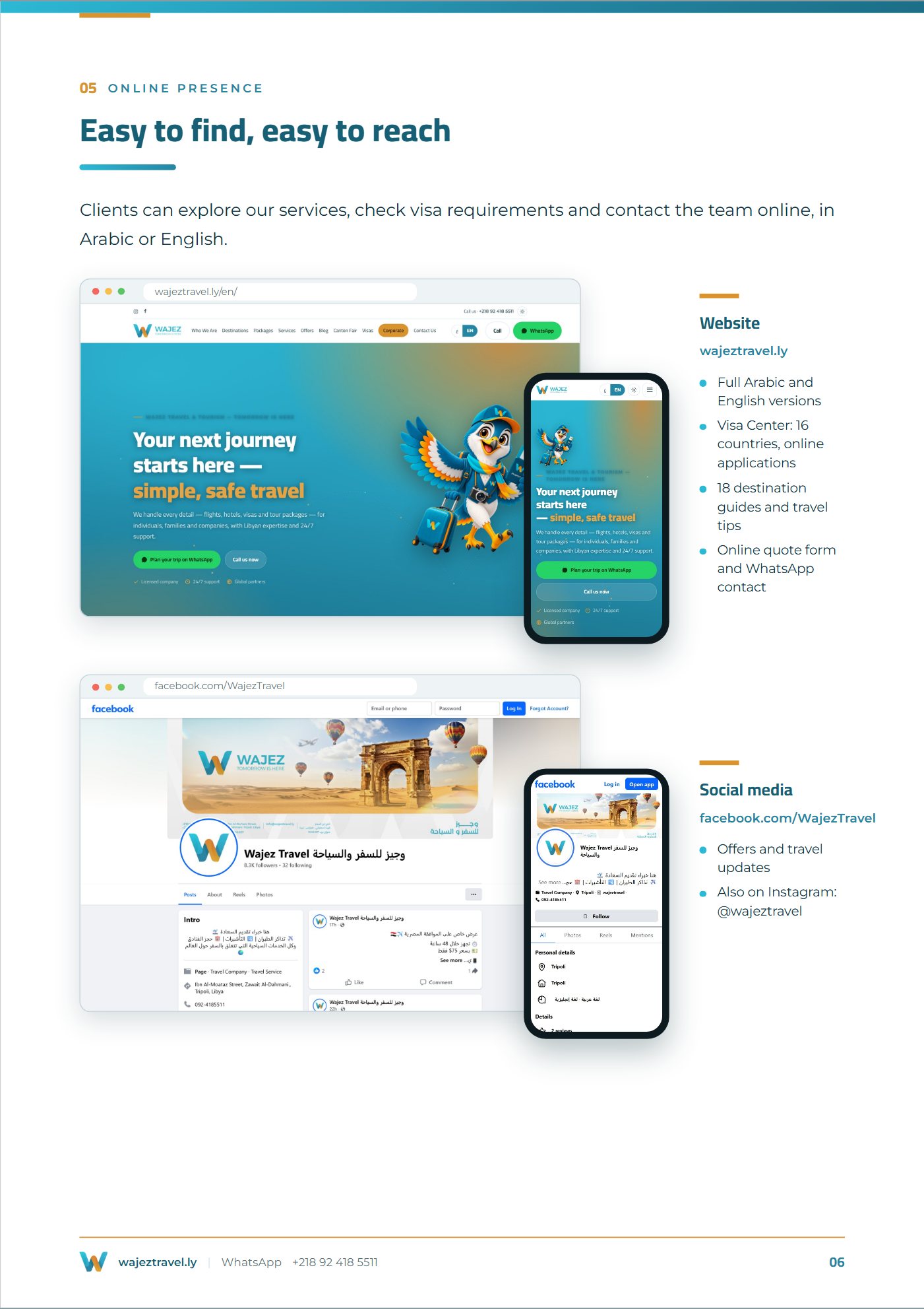 Wajez company profile — page 6